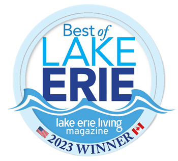 Voted best of Lake Erie, Lake Erie Living Magazine 2023